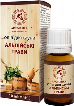 Масло эфирное Ароматика для бани и сауны "Альпийские травы" 10 мл (4820031057356)