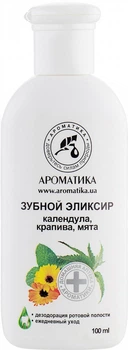 Зубний еліксир Ароматика Календула, кропива, м'ята 100 мл (4820177023970)