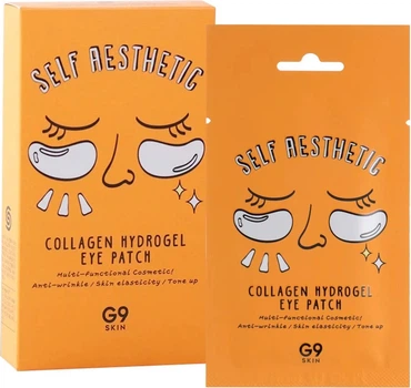 Набір патчів під очі з колагеном G9SKIN Self Aesthetic Collagen Hydrogel Eye Patch 3 г х 5 шт (8809211654604)
