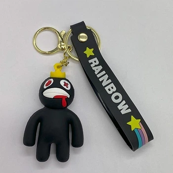 Брелок Радужные друзья Roblox Keychain черний