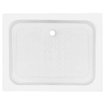 Поддон для душевой кабины LIDZ KAPIELKA 80x100x14см прямоугольный акриловый c сифоном белый LKAST1008014