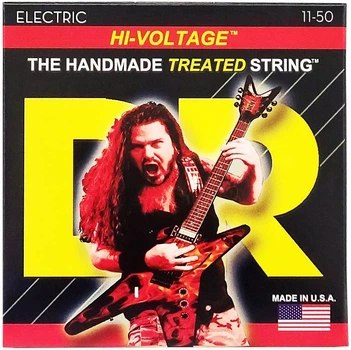 Струны для электрогитары DR STRINGS DIMEBAG DARRELL HI-VOLTAGE ELECTRIC - HEAVY (11-50)
