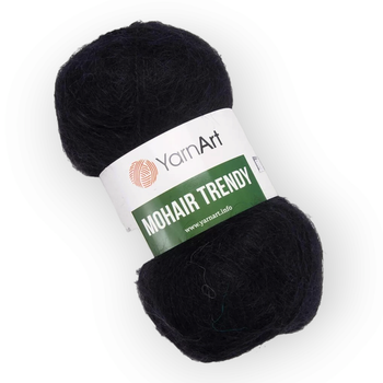 Пряжа для вязания YarnArt Mohair Trendy 102 мохер ярнарт