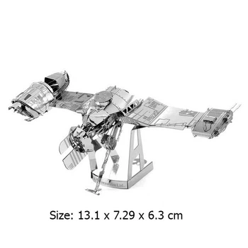 3D металевий пазл Star Wars - Resistance Ski Speeder