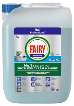 Мийний засіб для посудомийної машини Fairy Jar P&G Professional Rinse Aid 10 л (8700216157209)