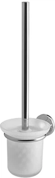 Szczotka toaletowa Bisk Ontario 00223 srebrna z białym (5901487002233)