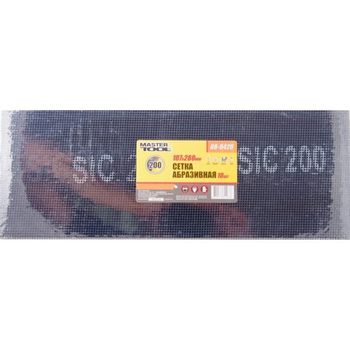 Сітка абразивна зерно 200 107*280 мм, 10 шт MASTERTOOL GM (08-0420)
