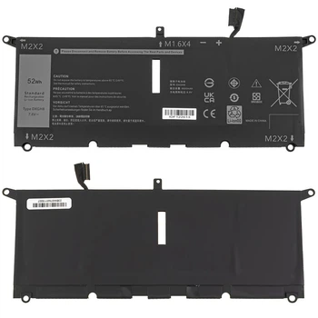 6842mAh 7.6V DXGH8 акумулятор для Dell XPS 13 9380 9370 7390 Dell Inspiron 7390 2-in-1 7490 G8VCF 0H754V P82G