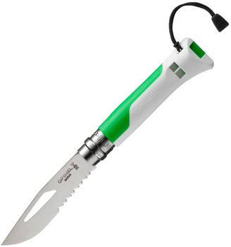 Нож Opinel 8 Outdoor Бело-зеленый (2046642)