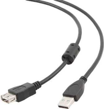 Kabel Cablexpert USB Type A-USB Type A 1.8 m Czarny (8716309052139)