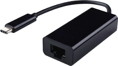Кабель Cablexpert RJ-45-USB Type C 0.15 m Black (8716309097673)