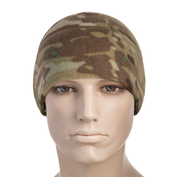 M-Tac шапка Watch Cap фліс (260г/м2) MC, чоловіча флісова шапка, тактична шапка, армійська шапка мультикам