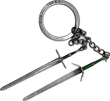 Брелок із серії The Witcher Geralt Two Swords (5908305243311)