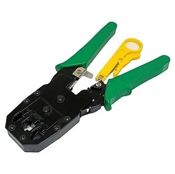 Кліщі обтискні ОВ-315 для RJ9, RJ11, RJ12, RJ45 – універсальний інструмент для обтиску роз’ємів, знімання ізоляції та різання кабелів