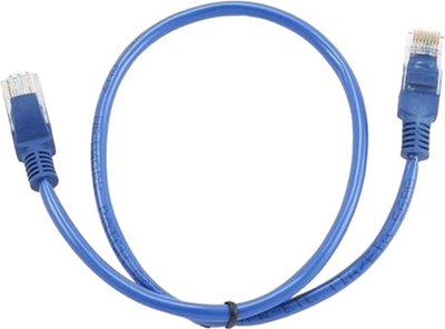 Патч корд Cablexpert cat5 e PP12 0.5 m Blue (8716309038539)