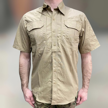 Армейская тенниска, Хаки, рубашка с коротким рукавом, размер L, Yakeda, тактическая рубашка летняя