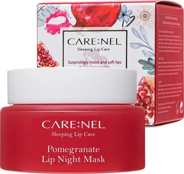 Нічна маска для губ Carenel Pomegranate Lip Night Mask з гранатом 23 г (8809584962795)
