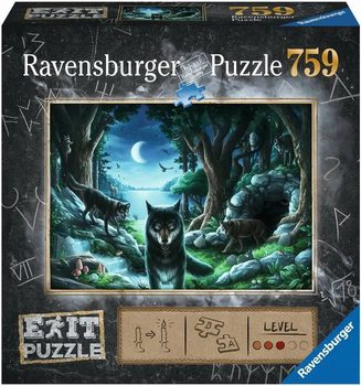 Puzzle klasyczne Ravensburger Wilcze opowieści 759 elementów (4005556150281)