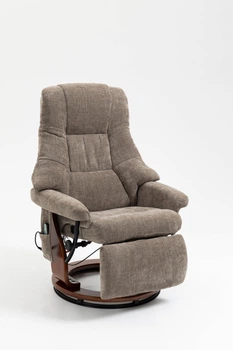 Крісло для відпочинку Avko Style ARMH 002 Cappuccino з масажем, підігрівом і вбудованою підставкою для ніг