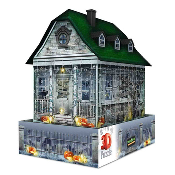 Puzzle 3D Ravensburger - Upiorny dom w nocy 29.5 x 11.6 cm 219 elementy (4005556112548)