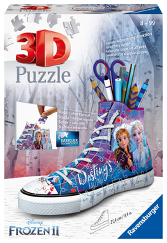 Puzzle 3D Ravensburger Sneaker Frozen 2 21.4 x 8.4 x 13.5 cm 108 elementów (4005556121212)