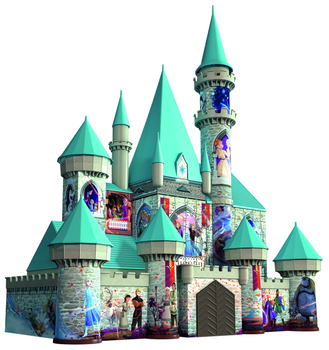 Trójwymiarowe puzzle Ravensburger Disney Frozen 2 Frozen Castle 70 x 50 cm 500 elementów (4005556111565)