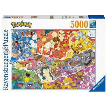 Klasyczne puzzle Ravensburger Pokémon Gwiazdy 153 x 100 cm 5000 elementów (4005556168453)
