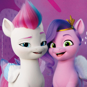 Класичні пазли Ravensburger My Little Pony The Movie 2 - Пазл 17. 8 x 17. 8 см 3 x 49 елементів (4005556052363)