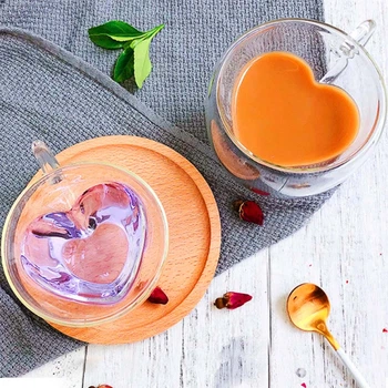 Чашка с двойными стенками Сердце 240 ml 3637163