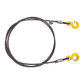Буксировочный трос из стального каната Load-Tech 6 т, 8 м (крюк-крюк)