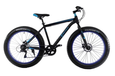 Велосипед E-motion Fatbike GT 26" алюминиевая рама 19" Черно-синий (E-MGT2619BB)