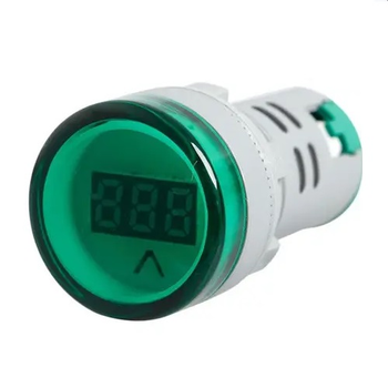 Вольтметр индикатор AC12-500V 12-500В 22мм на панель щита