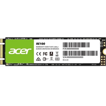 Накопичувач SSD 512GB Acer RE100 внутрішній M.2 2280 SATA III 3D TLC Retail BL.9BWWA.114