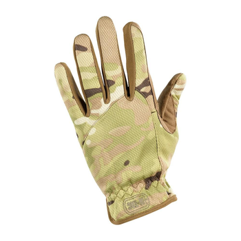 Тактичні рукавички військові M-Tac Scout Tactical Mk.2 Multicam рукавиці закриті захисні пальці зимові MC
