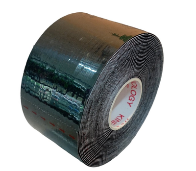 Кинезио тейп BC-0474-3.8 Kinesio tape эластичный пластырь в рулоне black