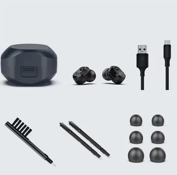 Цифровий слуховий апарат LT Z-127C (Набори берушів: 6 шт. USB-кабель для заряджання)