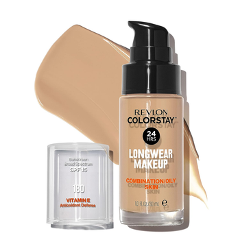Тональний крем для обличчя Revlon ColorStay Makeup for Combination/Oily Skin SPF 15 №180 Sand beige, 30 мл