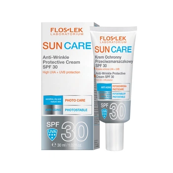 Сонцезахисний крем Floslek проти зморщок з SPF 30 30 мл