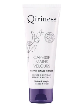 Відновлюючий крем для шкіри рук на нігтів Qiriness Caresse Main Velours 75 ml натуральна формула