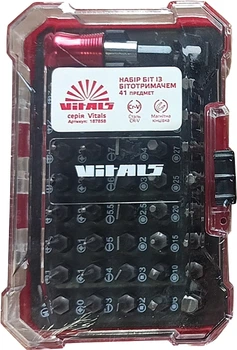 Набор бит с держателем Vitals 41 предмет (187858W)