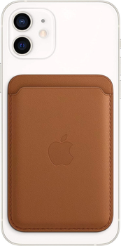 Чохол-гаманець Apple Leather Wallet with MagSafe для Apple iPhone Brown (194252169827)