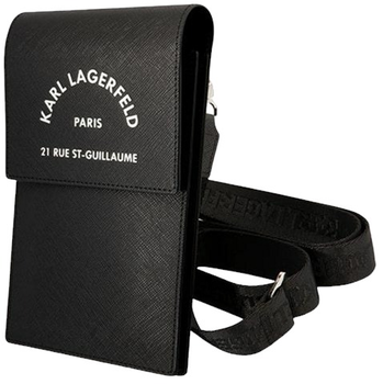 Чохол-сумка Karl Lagerfeld Embossed RSG Black (3666339051839)