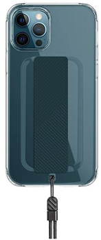 Etui Uniq Heldro Antimicrobial do Apple iPhone 12/12 Pro Przeźroczysty (8886463677261)