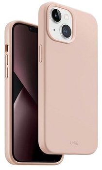 Etui Uniq Lino Hue do Apple iPhone 14 Różowy (8886463681978)