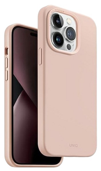 Etui Uniq Lino Hue do Apple iPhone 14 Pro Max Różowy (8886463682005)