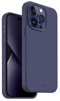 Панель Uniq Lino для Apple iPhone 14 Pro Max Purple fig (8886463682050)