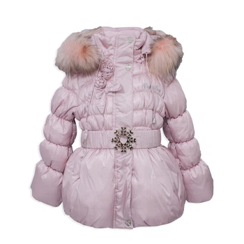 Пальто зимнее для девочки BTE Beerle B132-63 92 см Розовый