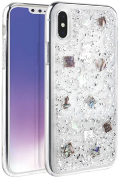 Панель Uniq Lumence Clear для Apple iPhone Xs Max Perivvinkle Silver (8886463665206)
