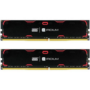Модуль пам'яті GoodRam DDR4 8Gb Iridium Black 2400 MHz (IR-2400D464L15S/8G)