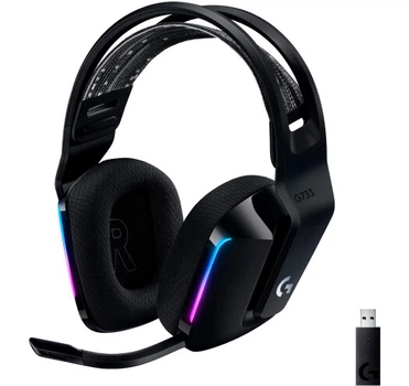 Навушники Logitech G733 Lightspeed Wireless RGB Gaming Headset Black (981-000864)